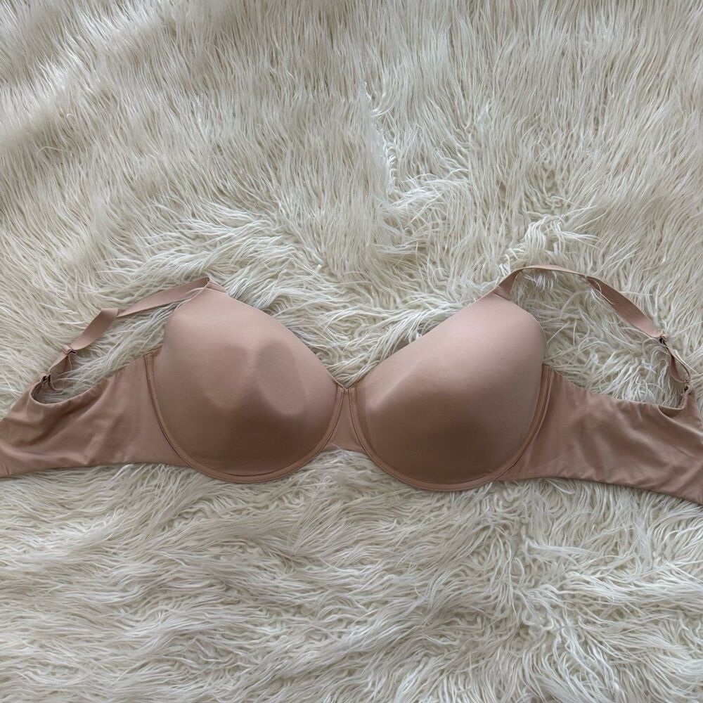 Skims Fits Everybody T-shirt Demi Bra Clay Size 44DDD
